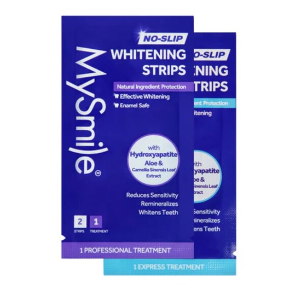 🌈4/$20 NIB MySmile Non-Slip Teeth Whitening Strips 4 Strips 2 Treatments - Picture 1 of 1